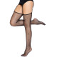 Панчохи Leg Avenue Daisy Dot Fishnet Stockings One Size Black
