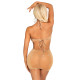 Сукня Leg Avenue Lurex Rhinestone Keyhole Halter Dress One Size Gold