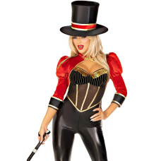 Костюм циркачки Leg Avenue Circus Ringmaster Diva Catsuit S