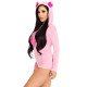 Комбінезон «Солодкий ведмедик» Leg Avenue Sweetheart Bear Velvet Romper XS