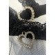 Комплект Passion BELISSANA SET black M