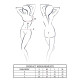Боді Passion EVALIE BODY white L