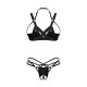 Комплект Obsessive Keira Lise 2-pcs crotchless set S/M