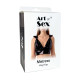 Лакований вініловий ліф з шипами Art of Sex - Mistress, червоний