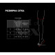 Панчохи в дрібну сітку з лакованою коронкою Art of Sex - Rose, колір червоний, L