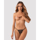 Набір трусиків з доступом Obsessive Bianca 2-pack crotchless thong S/M