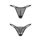 Набір трусиків Obsessive Clara 2-pack thong 2XL/3XL
