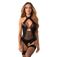 Боді Obsessive Dominna crotchless teddy