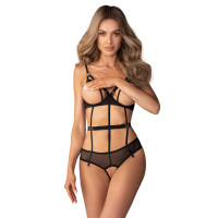 Боді Obsessive Euridia crotchless teddy