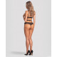 Боді Obsessive Euridia crotchless teddy XS/S