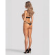 Комплект Obsessive Euridia 2-pcs crotchless set M/L