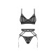 Комплект Obsessive Euridia 3-pcs set XL/2XL