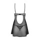 Сорочка Obsessive Euridia chemise & tanga XL/2XL