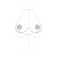Прикраса на груди Obsessive Kisselie jewelry bra