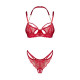 Комплект Obsessive Matildea 2-pcs crotchless set L/XL