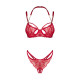 Комплект Obsessive Matildea 2-pcs crotchless set 2XL/3XL
