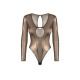 Боді Obsessive Soranna long-sleeved teddy 2XL/3XL
