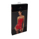 Корсет із підв'язками для панчіх Noir Handmade F368 Bombshell Fierce Corset-belt Red XS