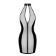 Сукня Noir Handmade F370 Luxuria Crystal Sheer Mini Dress L