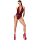 Боді Noir Handmade F386 Kink Royal cascade bodysuit L