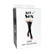 Панчохи Art of Sex - Lora з відкритими пальцями та п'ятою, з ефектом голограми